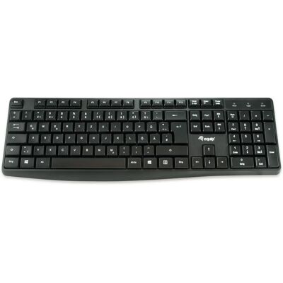Equip 245211 Teclado sem fio - QWERTY, Preto Equip 245211 Teclado sem fio - QWERTY, Preto