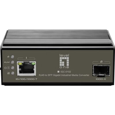 LevelOne IGC-0102 Netzwerk Medienkonverter - Industrieller Gigabit LevelOne IGC-0102 Netzwerk Medienkonverter - Industrieller Gigabit