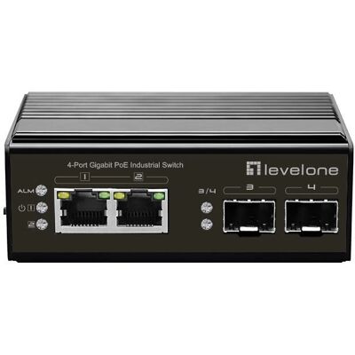 Switch réseau LevelOne IGP-0432 - 2 ports - PoE Switch réseau LevelOne IGP-0432 - 2 ports - PoE
