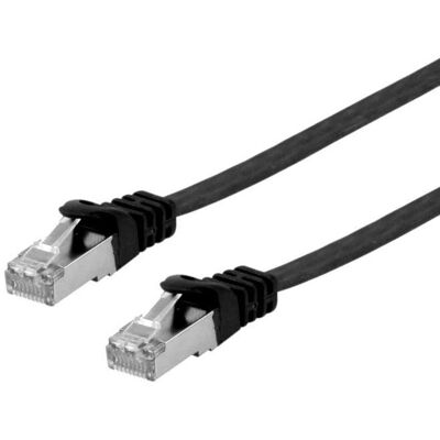 Equip 607696 Nätverkskabel - 10m, Cat6a U/FTP, Svart Equip 607696 Nätverkskabel - 10m, Cat6a U/FTP, Svart