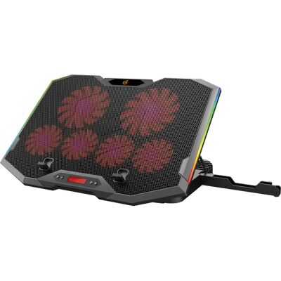 Conceptronic THYIA01B Laptop-Kühlpad - 17" RGB-Lüfter Conceptronic THYIA01B Laptop-Kühlpad - 17" RGB-Lüfter