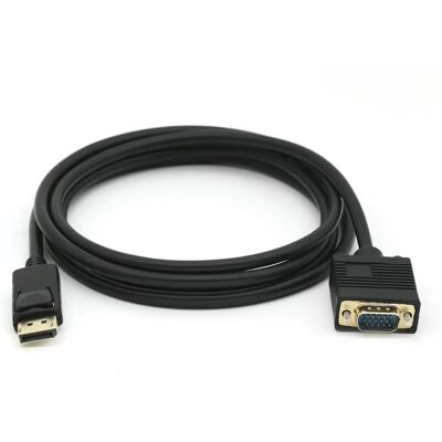 Adattatore cavo VGA a DisplayPort Equip 119338 - Nero Adattatore cavo VGA a DisplayPort Equip 119338 - Nero