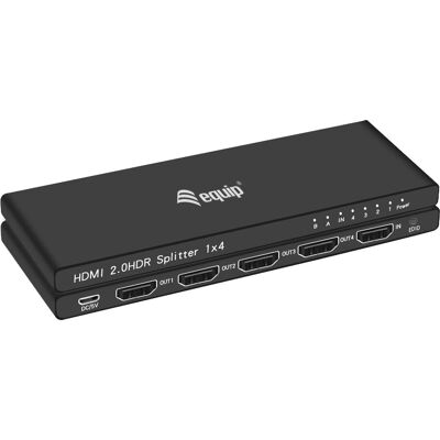 Equip 332717 4x HDMI Video-Splitter - HDMI 2.0, 4K/60Hz, HDR Equip 332717 4x HDMI Video-Splitter - HDMI 2.0, 4K/60Hz, HDR