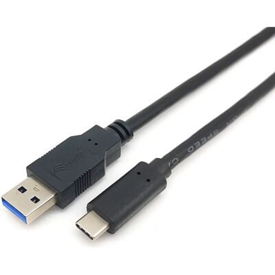 Equip USB 3.2 Gen 1 Kabel - 2m Svart Equip USB 3.2 Gen 1 Kabel - 2m Svart