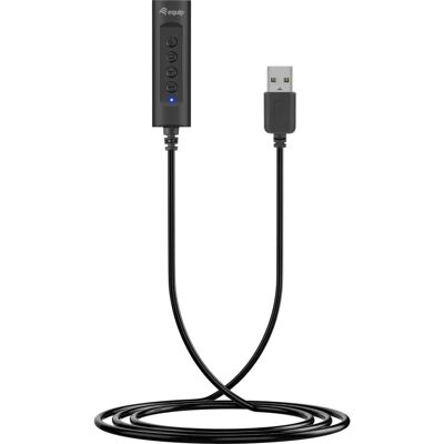 Adaptateur audio USB Equip 245321 - Contrôle & Volume - Câble 0,46m - Publicité Adaptateur audio USB Equip 245321 - Contrôle & Volume - Câble 0,46m - Publicité