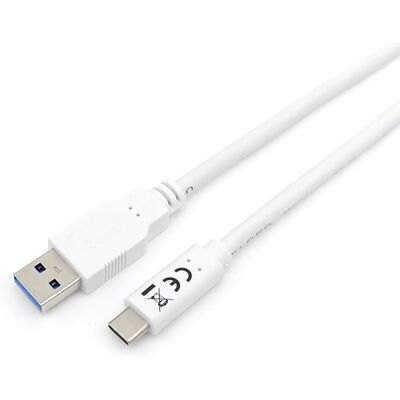 Equip 128363 USB-Kabel - USB 3.2 Gen 1, Weiß, 1m Equip 128363 USB-Kabel - USB 3.2 Gen 1, Weiß, 1m