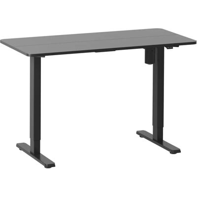 Equip Computer Schreibtisch - Rechteckig, Schwarz, Kunststoff & Stahl - Home Office Equip Computer Schreibtisch - Rechteckig, Schwarz, Kunststoff & Stahl - Home Office