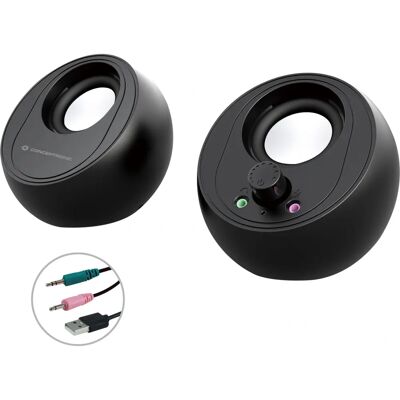 Conceptronic BJORN01B 2-Wege Wireless Bluetooth PC-Lautsprecher Conceptronic BJORN01B 2-Wege Wireless Bluetooth PC-Lautsprecher