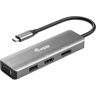 Equip 133485 USB-Grafikadapter - 3840x2160 - Schwarz, Silber Equip 133485 USB-Grafikadapter - 3840x2160 - Schwarz, Silber