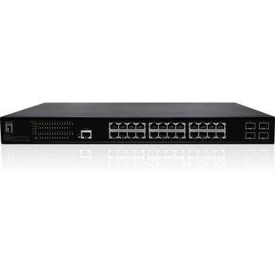 LevelOne GEP-2861 Netwerkswitch - 28 Poorten, PoE, SFP - Managed L2 Gigabit LevelOne GEP-2861 Netwerkswitch - 28 Poorten, PoE, SFP - Managed L2 Gigabit