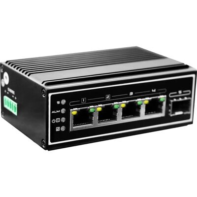 LevelOne IGP-0502 Switch Réseau - 4 Ports PoE Gigabit - Noir LevelOne IGP-0502 Switch Réseau - 4 Ports PoE Gigabit - Noir