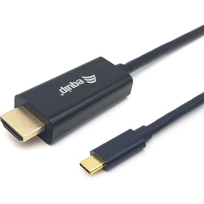 Equip 133413 Video Kabeladapter - 3m, USB-C naar HDMI, Zwart Equip 133413 Video Kabeladapter - 3m, USB-C naar HDMI, Zwart