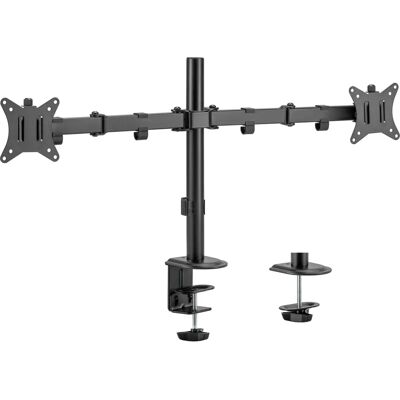 Equip Marcă Model 650157 Suport reglabil pentru monitor - Suportă 2 ecrane Equip Marcă Model 650157 Suport reglabil pentru monitor - Suportă 2 ecrane