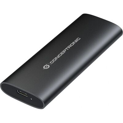 Conceptronic DANTE04B Boîtier de stockage - Supporte SSD M.2, USB-C 3.2, Aluminium - Publicité Conceptronic DANTE04B Boîtier de stockage - Supporte SSD M.2, USB-C 3.2, Aluminium - Publicité