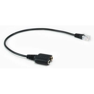 Cable de audio Equip 147944 - 0.25m RJ-9 & 3.5mm - Negro Cable de audio Equip 147944 - 0.25m RJ-9 & 3.5mm - Negro