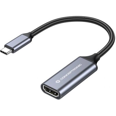 Conceptronic USB-Grafikadapter - 4096 x 2160 - Grau Conceptronic USB-Grafikadapter - 4096 x 2160 - Grau