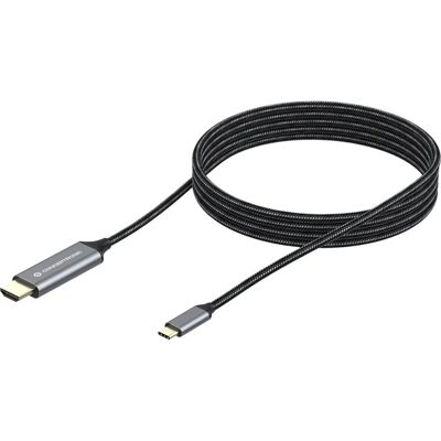Conceptronic ABBY10G Adaptor cablu video - 2m USB-C la HDMI Conceptronic ABBY10G Adaptor cablu video - 2m USB-C la HDMI
