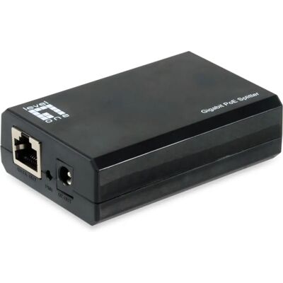 LevelOne POS-5000 Netwerksplitter - PoE, 60W, Zwart LevelOne POS-5000 Netwerksplitter - PoE, 60W, Zwart
