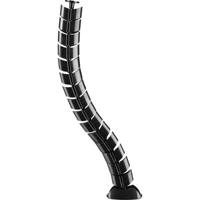 Organizador de cables negro Equip ABS de doble canal Organizador de cables negro Equip ABS de doble canal