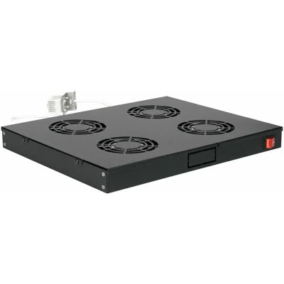 Ventilateur de refroidissement Equip EZF-4-B - 4 Ventilateurs, 12cm, 1U, Noir Ventilateur de refroidissement Equip EZF-4-B - 4 Ventilateurs, 12cm, 1U, Noir