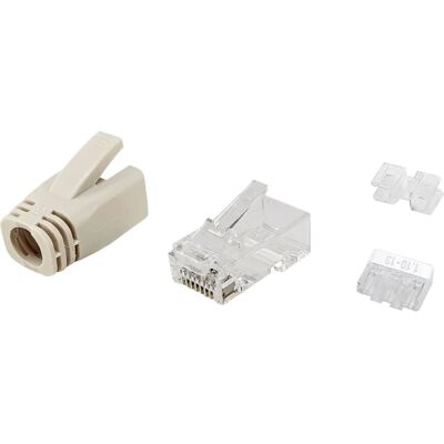 Conector de cableado RJ-45 Equip Blanco Cat6A - Pack de 100 Conector de cableado RJ-45 Equip Blanco Cat6A - Pack de 100