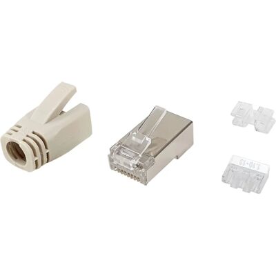 Equip 121182 Ethernet-Steckverbinder - Edelstahl, Weiß, Geschirmt Equip 121182 Ethernet-Steckverbinder - Edelstahl, Weiß, Geschirmt