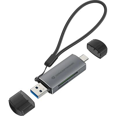 Conceptronic BIAN05G Kartenleser - USB 3.2 Gen 1 - Grau Conceptronic BIAN05G Kartenleser - USB 3.2 Gen 1 - Grau