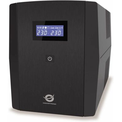 Conceptronic Zeus08em USV 1500VA/900W Line-Interaktiv Kompakt Schwarz Conceptronic Zeus08em USV 1500VA/900W Line-Interaktiv Kompakt Schwarz