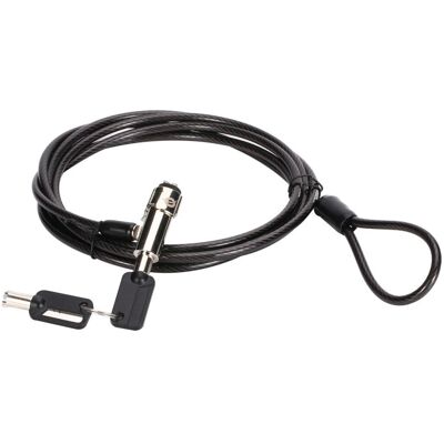 Conceptronic CUSTODIO02BN Stahl Kabelschloss - Nano Security Slot - 1,8m Conceptronic CUSTODIO02BN Stahl Kabelschloss - Nano Security Slot - 1,8m