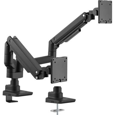 Equip Doppelmonitorhalterung - Für 17-35 Zoll, 20kg, VESA 75x75/100x100, Gasfeder, 360° Drehbar Equip Doppelmonitorhalterung - Für 17-35 Zoll, 20kg, VESA 75x75/100x100, Gasfeder, 360° Drehbar