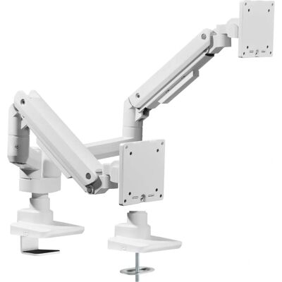 Equip Λευκό Βάση Δύο Οθονών - 17-35", 2x20kg Equip Λευκό Βάση Δύο Οθονών - 17-35", 2x20kg