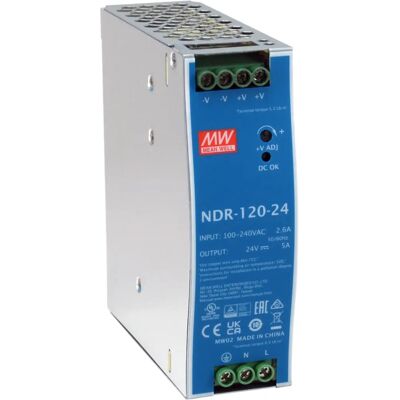 LevelOne POW-2442 Zasilacz - 120W, Niebieski, Srebrny LevelOne POW-2442 Zasilacz - 120W, Niebieski, Srebrny