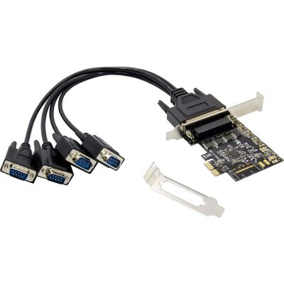 Conceptronic EMRICK12B PCIe 4-seriële interfacekaart Conceptronic EMRICK12B PCIe 4-seriële interfacekaart