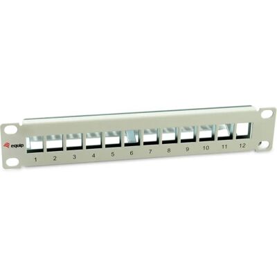 Equip 769330 Patch Panel - 12X RJ45 Cat6a 10" Ftp 1U Equip 769330 Patch Panel - 12X RJ45 Cat6a 10" Ftp 1U
