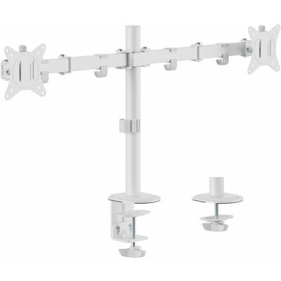 Soporte doble de monitores Equip 650167 Blanco - Ajustable & VESA 100x100 Soporte doble de monitores Equip 650167 Blanco - Ajustable & VESA 100x100