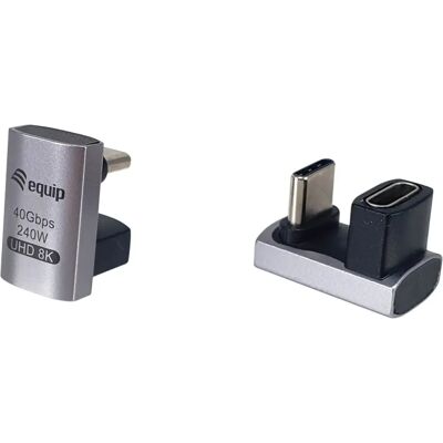 Equip Adattatore di inversione USB C - 240W PD - Confezione da 2 Equip Adattatore di inversione USB C - 240W PD - Confezione da 2