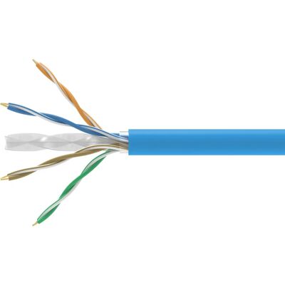 Equip 404542 Niebieski 305m Cat6a U/UTP Kabel sieciowy Equip 404542 Niebieski 305m Cat6a U/UTP Kabel sieciowy
