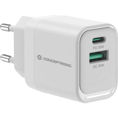 Conceptronic ALTHEA19W33 USB-C Schnellladegerät - Handy-Ladegerät Conceptronic ALTHEA19W33 USB-C Schnellladegerät - Handy-Ladegerät