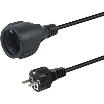 Câble d'alimentation Equip 112182 - CEE7/7 à CEE7/3 - 5 m - Noir - Publicité Câble d'alimentation Equip 112182 - CEE7/7 à CEE7/3 - 5 m - Noir - Publicité