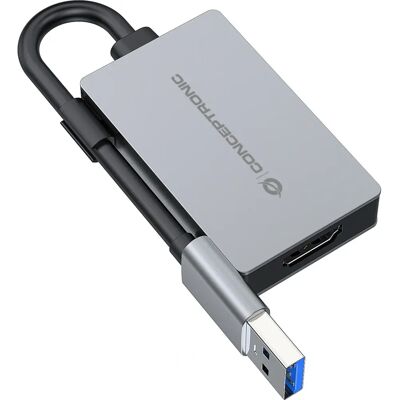 Conceptronic ABBY22G Adaptateur graphique USB - 1920x1080 - Gris Conceptronic ABBY22G Adaptateur graphique USB - 1920x1080 - Gris