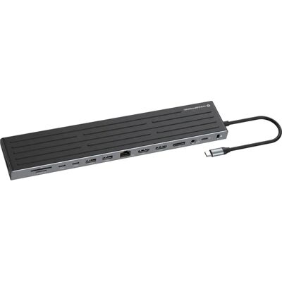 Conceptronic DONN32B Laptop Dock - 14-in-1 4K USB-C Conceptronic DONN32B Laptop Dock - 14-in-1 4K USB-C