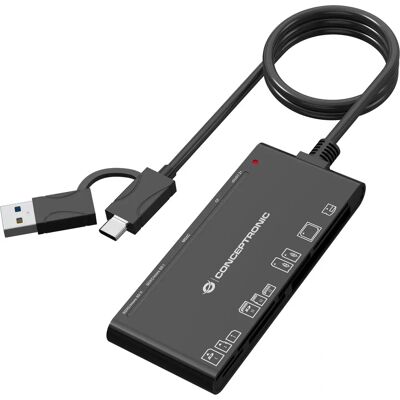 Conceptronic BIAN10B Kartenleser USB 3.2 Gen 1 - Schwarz Conceptronic BIAN10B Kartenleser USB 3.2 Gen 1 - Schwarz