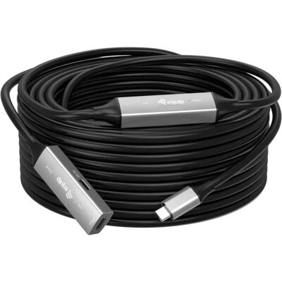 Equip 133358 USB-kabel - 15m, Zwart, USB 3.2 Gen 1 - USB-C Equip 133358 USB-kabel - 15m, Zwart, USB 3.2 Gen 1 - USB-C