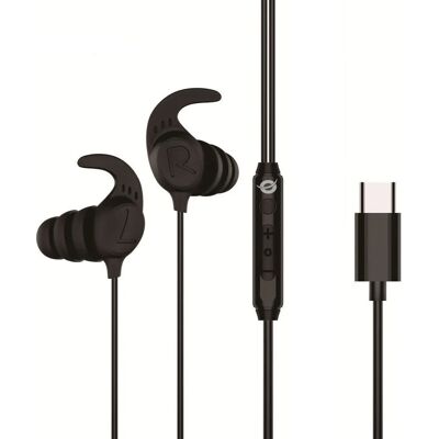 Conceptronic - BRENDAN05B - Schwarz - USB Type-C - Kopfhörer Conceptronic - BRENDAN05B - Schwarz - USB Type-C - Kopfhörer