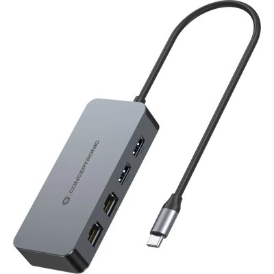 Conceptronic ABBY24G - Gris - Docking Station Conceptronic ABBY24G - Gris - Docking Station