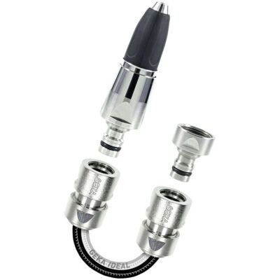 Geka Plus-Starter-Set - Garten-Schlauchanschluss - Nickel Geka Plus-Starter-Set - Garten-Schlauchanschluss - Nickel
