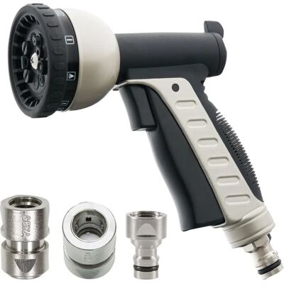 Geka - Set di irrigazione da giardino resistente - Ottone durevole - Compatibilità universale Geka - Set di irrigazione da giardino resistente - Ottone durevole - Compatibilità universale