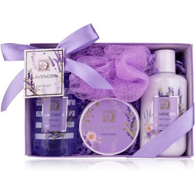 Accentra Lavendel-Badeset - 4-teilig lila Accentra Lavendel-Badeset - 4-teilig lila