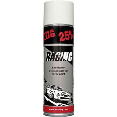 AUTO K Peinture en Spray Blanche - Carrosserie, Racing - Blanc Brillant - 500ml - Publicité AUTO K Peinture en Spray Blanche - Carrosserie, Racing - Blanc Brillant - 500ml - Publicité