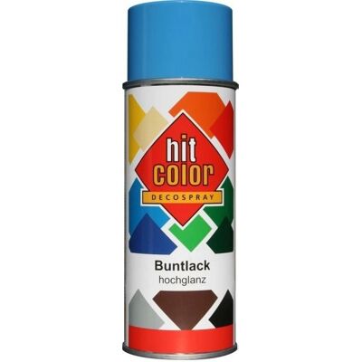 Hitcolor Belton Ral 5012 Bleu clair Aérosol - Peinture en spray - Publicité Hitcolor Belton Ral 5012 Bleu clair Aérosol - Peinture en spray - Publicité